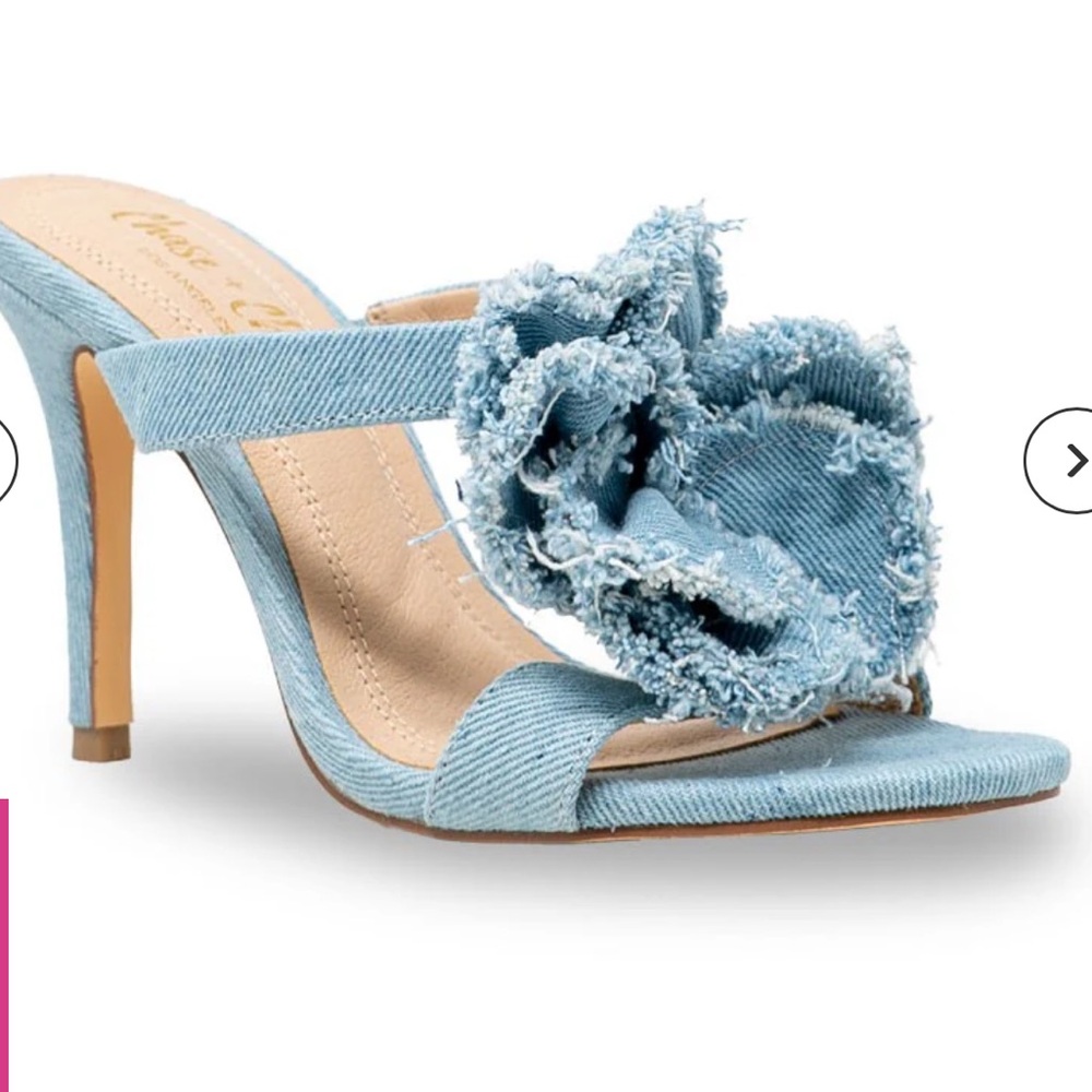 🔥Yasmin Denim Heels🔥7-11 sizes